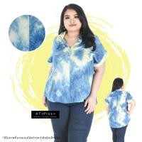 ราคา B0165 : เสื้อเชิ๊ต ลายมัดย้อม รอบอก 48 นิ้ว - เสื้อผ้าสาวอวบ เสื้อผ้าคนอ้วน เสื้อผ้าไซส์ใหญ่ (3457697116)