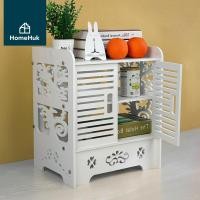 ราคา HomeHuk ชั้นวางของ 2 ชั้น ชั้นวาง ชั้นเก็บของ ชั้นวางของพลาสติก ชั้นวางของในห้องนอน ชั้นวางของในห้องน้ำ ชั้นวางของเล็ก ชั้นวางของพลาสติก 4 ชั้น PVC Stencil Side Table 2B (3317588032)