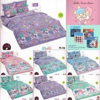 ราคา TS: ผ้าปูที่นอน ลายลิตเติ้ล ทวิน สตาร์ Little Twin Stars/TOTO V.25 (1564805803)