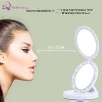 ราคา โคมไฟตั้งโต๊ะ กระจกแต่งหน้าตั้งโต๊ะ กระจกไฟ LED กระจกมี2หน้า ใส่ถ่าย AA (4753096854)