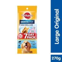 ราคา PEDIGREE เพดดิกรี เดนต้าสติก สำหรับสุนัขพันธุ์กลาง (แพ็ก 10), 180 ก. ขนมขัดฟันสำหรับสุนัขโตเต็มวัย ขนมสุนัข (9759686758)