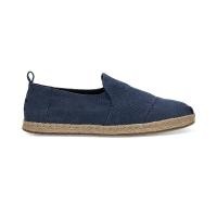 ราคา TOMS รองเท้าลำลองผู้ชาย แบบสลิปออน (Slip on) รุ่น Deconstructed Alpargata Navy Washed Canvas (A) รองเท้าลิขสิทธิ์แท้ (6534594359)