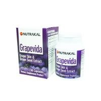ราคา Nutrakal Grapevida 30/60 capsules: Wine Extract สารสกัดจากไวน์แดงฝรั่งเศส ประกอบด้วยสารสาคัญ Resveratrol (9511262929)