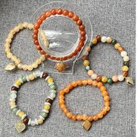 ราคา สร้อยข้อมือ กำไลประคำ ( หยกแท้ 8mm +จี้หยกหัวใจ )-1 ชุด ,มี7สี (7218315729)