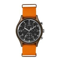ราคา Timex TW2T10600 MK1 Aluminum Chronograph นาฬิกาข้อมือผู้ชาย สีส้ม (8232297134)