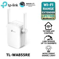 ราคา โค้ดลด300 "LSXY5MTT" TP-LINK TL-WA855RE อุปกรณ์ขยายสัญญาณ Wi-Fi 300Mbps Wi-Fi Range Extender ประกันตลอดการใช้งาน (6541129838)