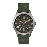 ราคา Timex TW4B13900 EXPEDITION SCOUT นาฬิกาข้อมือ Unisex สายหนัง/ผ้า สีเขียว (23422223200)