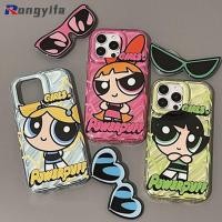 ราคา น่ารัก Powerpuff Girls เคสสำหรับ Vivo Y72 5G Y52 5G Y16 Y02S Y15S Y15A Y01 Y75S Y53S 5G S1 Pro Y9S V17 Russia Version Y83 Y81 Y85 V9 เคสโทรศัพท์พร้อมที่วางโทรศัพท์ลายการ์ตูนสุดเท่ Soft TPU ถุงลมนิรภัย