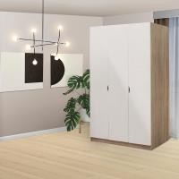 ราคา [กทม. 3-5 วัน ส่ง] SB Design Square ตู้เสื้อผ้า ขนาด 120 ซม. รุ่น Preem (120x60x200 ซม.) แบรนด์ KONCEPT FURNITURE (11466568854)