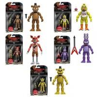 ราคา Fnaf FIVE NIGHTS AT FREDDY'S Action Figures BONNIE FOXY CHICA FREDDY ฟิกเกอร์ PVC ของเล่น ของขวัญ (16809320204)
