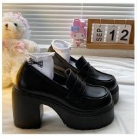 ราคา OhBlablaShoes **NEW** พร้อมส่ง รองเท้าคัชชู ส้นสูง 9cm. เสริมหน้า สีดำ (1871311549)