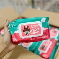 ราคา พร้อมส่ง❗️ทิชชูเปียก Baby wipes เบบี้ไวพส์ กระดาษเปียก ห่อละ 80 แผ่น ทิชชู่เปียก (19058037130)