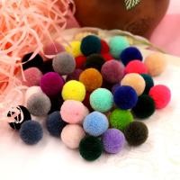 ราคา ขายส่ง(100ลูก) ปอมปอม ขนาด 2 ซม.ปอมปอมตกแต่ง ปอมปอมไหมพรม (แบบแน่น/คุณภาพดี) คละสี/รวมสี (5762670111)