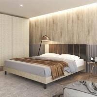 ราคา [กทม. 3-5 วัน ส่ง] SB Design Square เตียงนอน 6 ฟุต รุ่น Aureus-A3 (200x208x100 ซม.) แบรนด์ SB FURNITURE (5536604045)