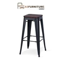 ราคา AS Furniture / CAIRO (ไคโร) เก้าอี้เหล็ก เบาะไม้ สไตล์ Industrial Loft (2814895567)
