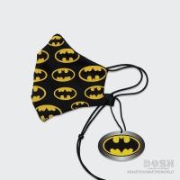 ราคา DOSH KIDS:FACE MASK หน้ากากผ้าเด็กผู้ชาย คล้องคอ ลวดปรับโครงจมูก BATMANสกรีนยาง รุ่นFBBM5000-BL (5932525100)