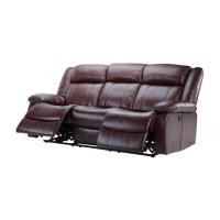 ราคา INDEX LIVING MALL โซฟาหนังแท้ปรับนอนไฟฟ้า 3 ที่นั่ง รุ่นแซนเดอร์ - สีน้ำตาล (2684480735)