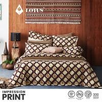 ราคา LOTUS ชุดผ้าปู 3.5ฟุต+ผ้านวม ลายLI 051 รุ่น Impression Print ส่งฟรี (1578161875)