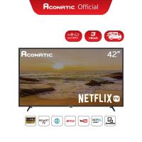 ราคา Aconatic Smart TV Full HD สมาร์ททีวี Netflix 42 นิ้ว รุ่น 42HS400AN Ver 5.3 (รับประกันศูนย์ 3 ปี) (8723444566)