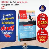 ราคา อาหารสุนัข ORIJEN sixfish dog สูตรปลา 6 ชนิด ขนาด 11.4 กิโลกรัม (5333488945)