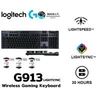 ราคา LOGITECH G913 LIGHTSYNC WIRELESS RGB MECHANICAL GAMING KEYBOARD รับประกันศูนย์ 2 ปี (4169603530)