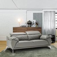 ราคา SB Design Square โซฟาหนังแท้ 3 ที่นั่ง Garry สีเทา แบรนด์ SB FURNITURE (20855520512)