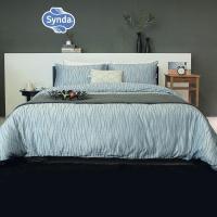 ราคา Synda​ ผ้าปูที่นอนรัดมุม รุ่น Tencel 500 เส้นด้าย ลาย Enrich Silver (4215604656)