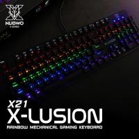 ราคา โค้ดลด300 "LSXY5MTT" NUBWO Keyboard X-LUTION X 21 (7244973730)