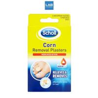 ราคา Scholl Corn Removal Plasters 4 ชิ้น/กล่อง - สกอลล์ แผ่นแปะรักษาหูด ตาปลา บนนิ้วเท้า (1167390006)
