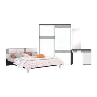 ราคา SB Design Square ชุดห้องนอน ขนาด 6 ฟุต รุ่น Palazzo สีเข้มลายไม้ธรรมชาติ แบรนด์ SB FURNITURE (5236598186)