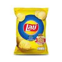 ราคา LAYS เลย์ มันฝรั่งแท้ทอดกรอบแผ่นหยัก รสเกลือ 42 กรัม (13632936681)