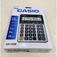 ราคา Casio เครื่องคิดเลข รุ่น GX-120B แบบตั้งโต๊ะ 12หลัก สีเงิน ประกันศูนย์ (3535327561)