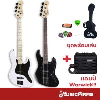 ราคา [ใส่โค้ดลดสูงสุด2000บ.] Century Dark Series Jazz Bass 4 กีตาร์เบสไฟฟ้า Century DJB Jazz Bass ฟรีกระเป๋าและอุปกรณ์ (6979557385)