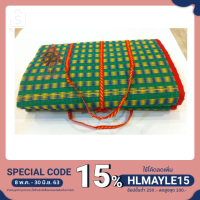 ราคา เสื่อปิคนิค 3 พับ ขนาดเล็ก ขนาดใหญ่ พกพาสะดวกพับเก็บง่ายตราช้างคู่ เสื่อกระเป๋า3ตอน สินค้าไทย ผลิตจากวัสดุคุณภาพดี pb99 (6615910474)