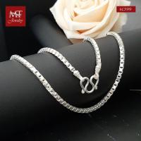 ราคา MT สร้อยคอเงินแท้ ลายอิตาลี งานไทย กว้าง 2.8 มม. ยาว 24 นิ้ว 925 Sterling Silver Box Chain (sc399) MT Jewelry มณีธารา (2701126294)