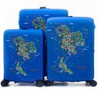 ราคา CAGGIONI ผ้าคลุมกระเป๋าเดินทาง ลายแผนที่ 18091 (Thai Cover Luggage) (2305229938)