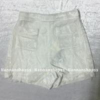 ราคา กางเกงขาสั้นเอวสูงสีขาว กางเกง ขาสั้น เอวสูง กางเกงขาสั้น สีขาว (958661304)