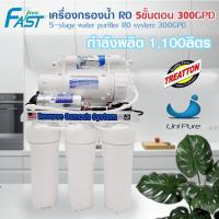 ราคา Fastpure เครื่องกรองน้ำดื่ม RO 5 ขั้นตอน 500 400 300 200 150 50 GPD เครื่องกรองน้ำ Unipure Treatton Uni pure AQUATEK (17372866062)