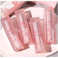 ราคา Daimanpu ลิปสติก ลิปทินท์ เนื้อแมตต์กํามะหยี่ สีแดง สีชมพู ธรรมชาติ กันน้ํา ติดทนนาน เครื่องสําอาง สไตล์เกาหลี ลิปแมท ลิปซอง ลิปจีน ลิปจิ๋ว lipstick (21726802616)