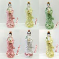 ราคา เจ้าเเม่กวนอิม ยืนปางประทานพร โพธิสัตว์กวนอิม กวนอิมยืนถือกิ่งหลิว กวนอิมยืนบัวขาว เขียว เหลือง ชมพู (3009065875)
