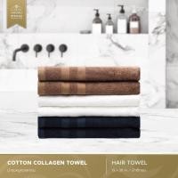 ราคา ผ้าขนหนูคอลลาเจน ผ้าเช็ดผม (15"x30")(หมอนโรงแรม 6 ดาว Luxury) จัดส่งฟรี!! (5424355101)