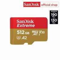 ราคา SanDisk EXTREME micro SDXC UHS-I A2 512GB (SDSQXAV-512G-GN6MN) reads 190MB/s writes 130MB/s (2338816962)