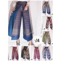 ราคา กางเกงผ้าไทย​ ทรงแพนเค้ก​ ​ (5068256062)