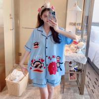 ราคา พร้อมส่ง ชุดนอน ไหมอิตาลี อก 52 ลาย พอลแฟรงค์ (Paul Frank) (20333979658)