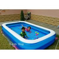 ราคา Summer 2023สระน้ำเป่าลม ขนาด 260*175*50 cm. พร้อมที่สูบลมไฟฟ้า 8 (511439598)