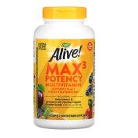 ราคา Nature's Way, Alive! Max3 Daily, Multi-Vitamin No Added Iron 180 Tablets (2772261252)