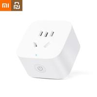 ราคา Xiaomi Mijia Smart Socket 3 WIFI Power Statistics Version อะแดปเตอร์รีโมทคอนโทรลไร้สาย เปิดปิดการทํางานร่วมกับ Mi home APP (4576233521)