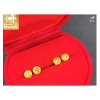 ราคา ต่างหูทองคำแท้ ลายกลมจิกเพชร น้ำหนักทอง 0.6 กรัม ทองคำแท้ 96.5% (เยาวราช) มีใบรับประกันสินค้า ขายได้ จำนำได้ จัดส่งฟรี!! (5122101825)