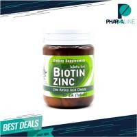 ราคา Biotin Zinc ไบโอทิน ซิงก์ 90 เม็ด (หมดอายุ 19/03/2025) [PLine] (9062140864)