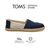 ราคา TOMS รองเท้าลำลองผู้หญิง แบบสลิปออน (Slip on) รุ่น Alpargata Seasonal Navy University Stripes (Z) รองเท้าลิขสิทธิ์แท้ (6690233741)